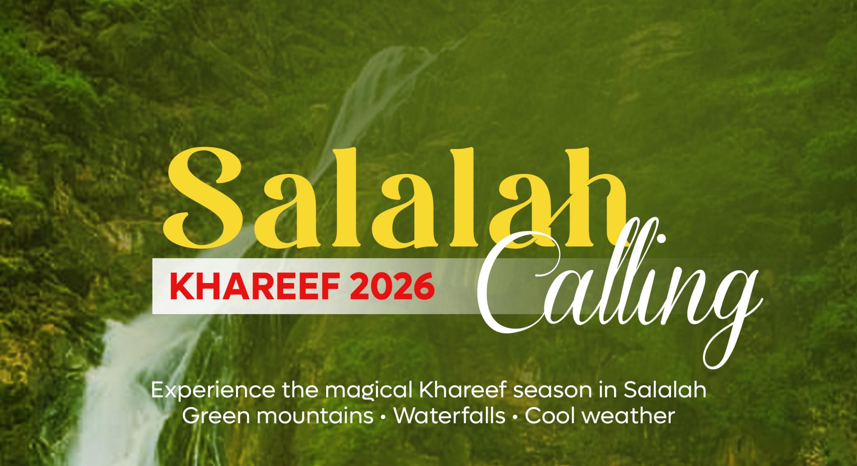 Salalah waterfall